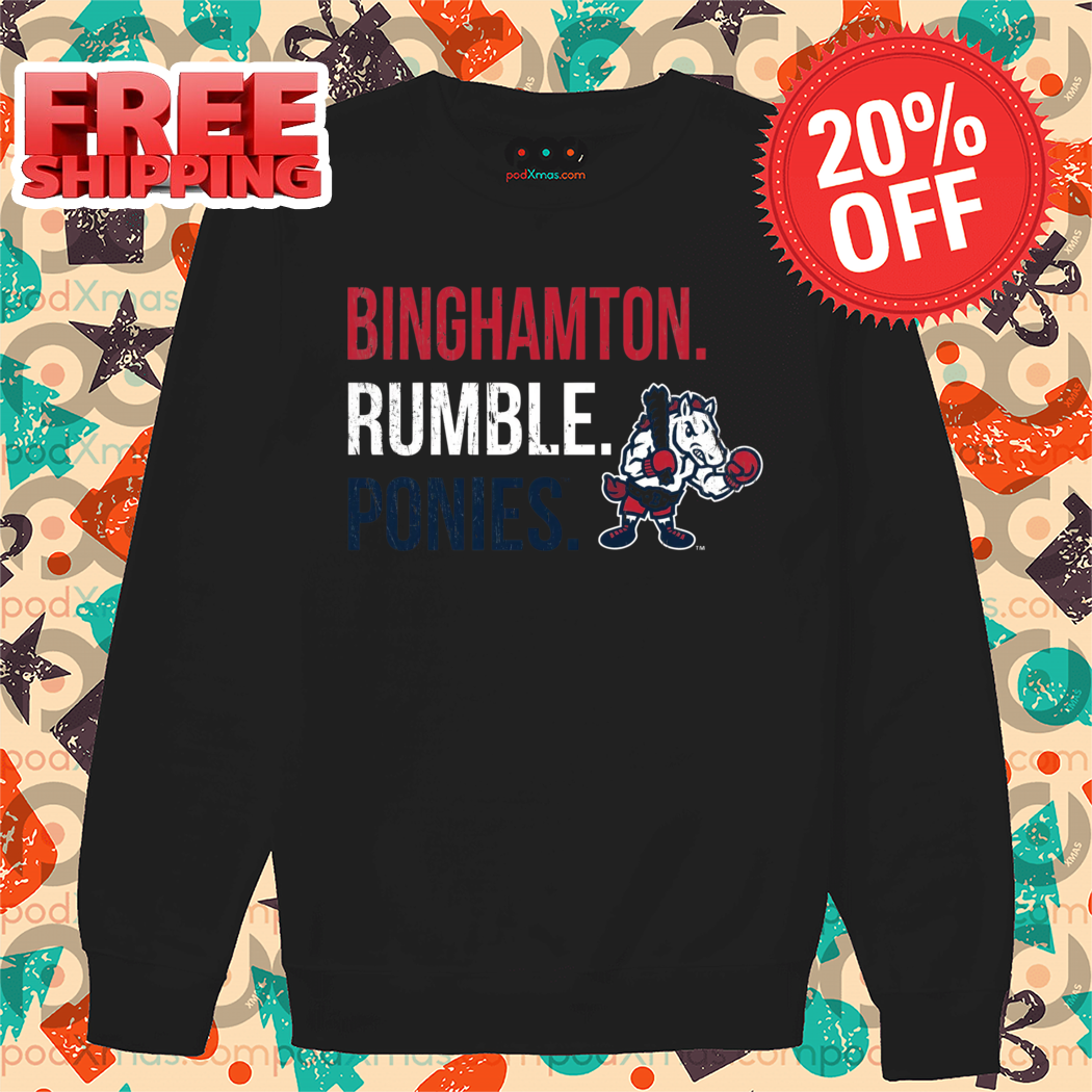 Binghamton Rumble Ponies Mascot 2024 Vintage Shirt