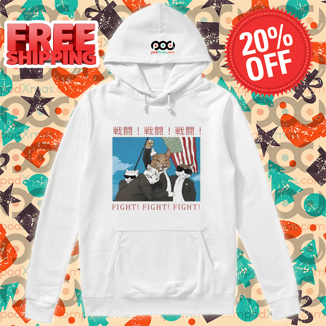 Fight Cat Donald Trump Japanese Shirt