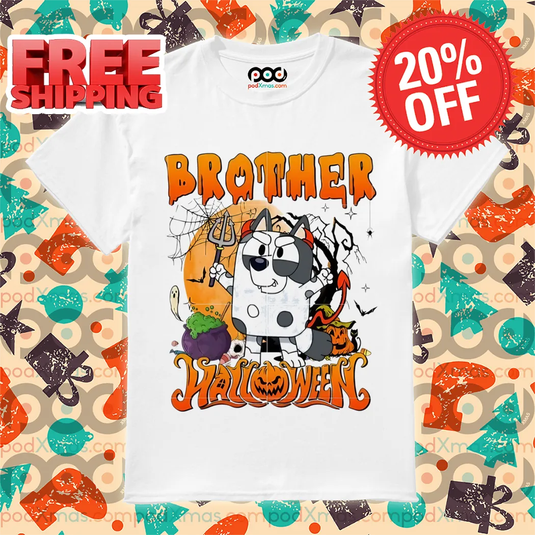 Brother Bluey Evil Halloween 2024 Shirt
