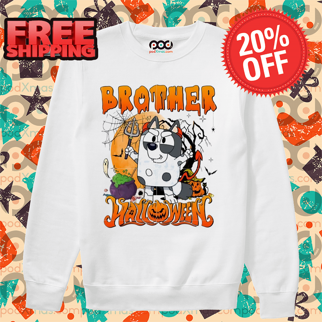 Brother Bluey Evil Halloween 2024 Shirt