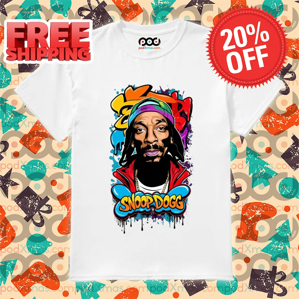 Snoop Dogg Hip Hop Rapper Graphic Cover Art 2024 Shirt