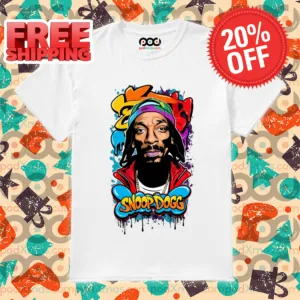 Snoop Dogg Hip Hop Rapper Graphic Cover Art 2024 Shirt