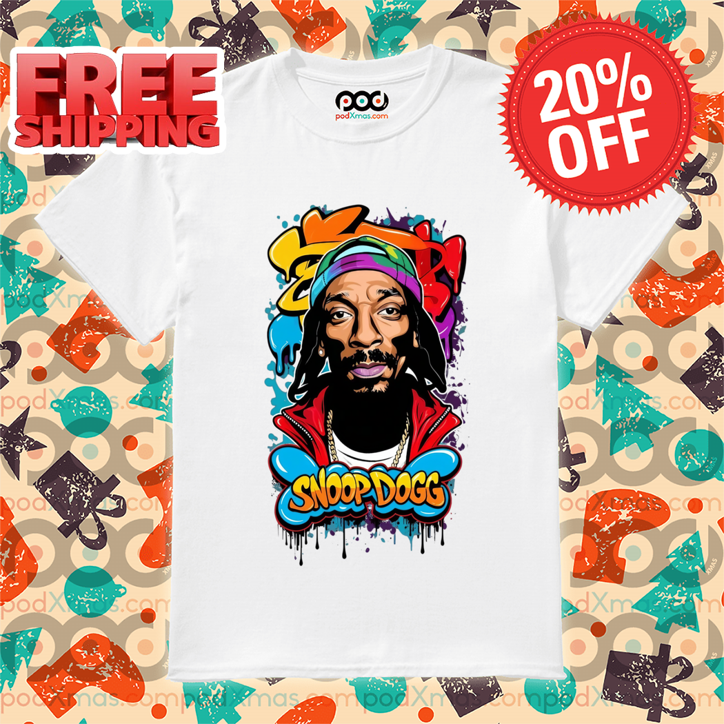 Snoop Dogg Hip Hop Rapper Graphic Cover Art 2024 Shirt