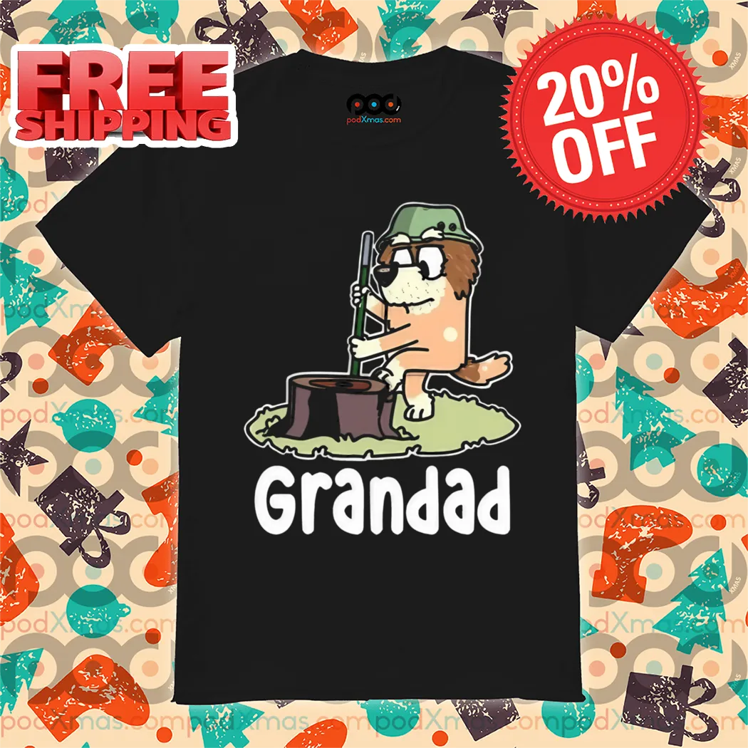 Bluey Soldier Grandad 2024 Shirt