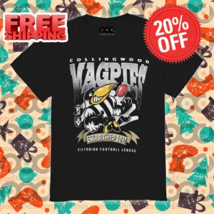 Collingwood Magpies Established 1892 Victorian Football League Shirt
