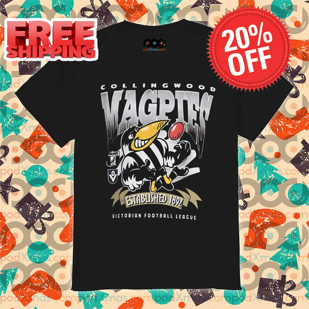 Collingwood Magpies Established 1892 Victorian Football League Shirt