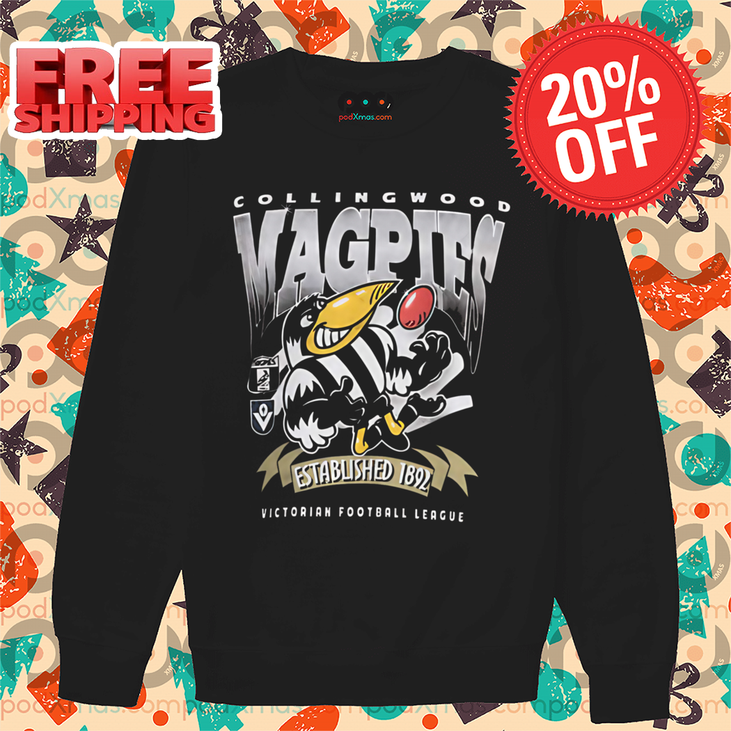 Collingwood Magpies Established 1892 Victorian Football League Shirt