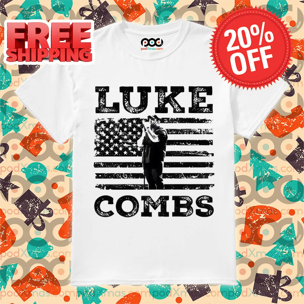 Luke Combs USA Flag Vintage Shirt