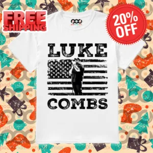 Luke Combs USA Flag Vintage Shirt