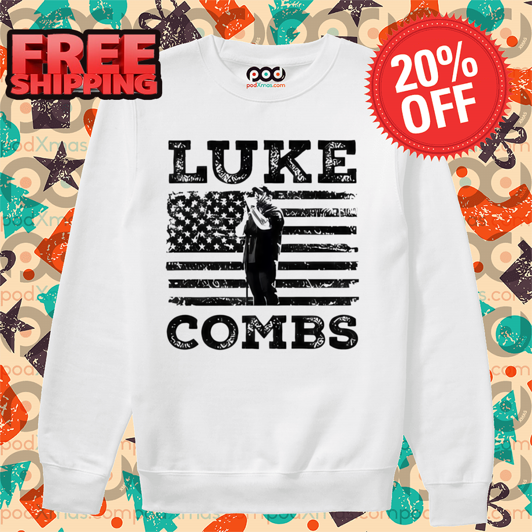 Luke Combs USA Flag Vintage Shirt