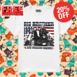 Big Brother And The Holding Company Stars & Stripes America Flag Shirt