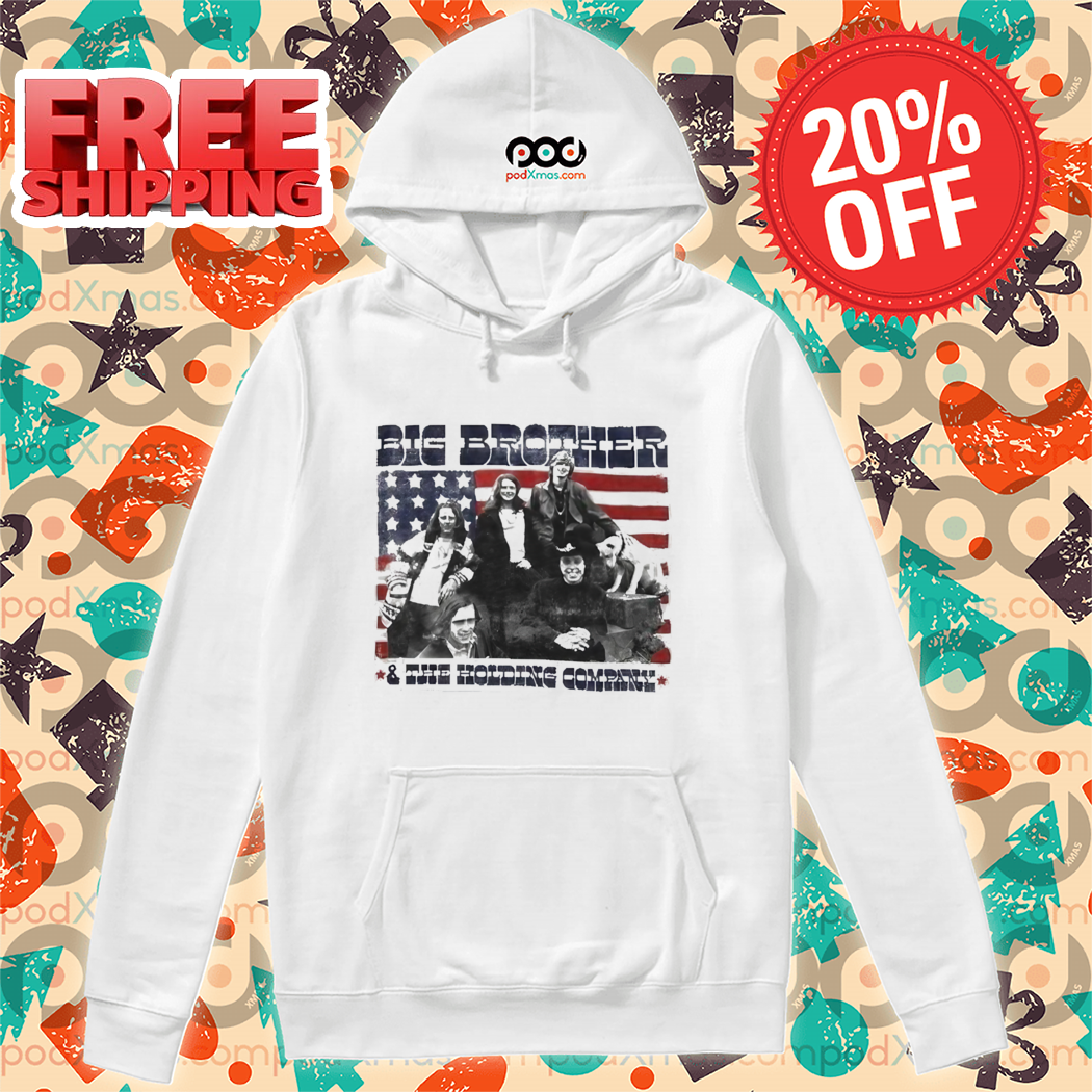 Big Brother And The Holding Company Stars & Stripes America Flag Shirt