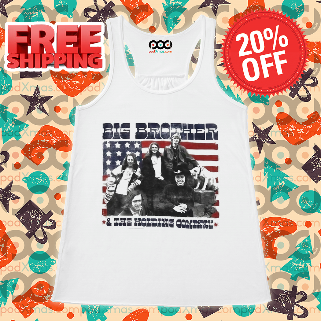 Big Brother And The Holding Company Stars & Stripes America Flag Shirt