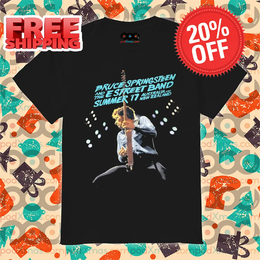 Bruce Springsteen And The Estreet Band Summer 17 Australia And New Zealand Shirt