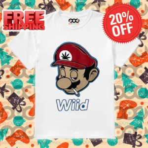 Supper Mario Smoking Wiid Shirt