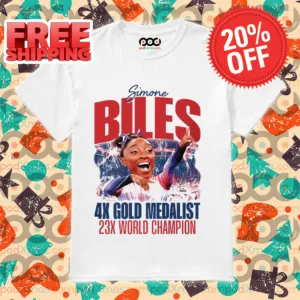 Simone Biles 4x Gold Medalist 23x World Champion Shirt
