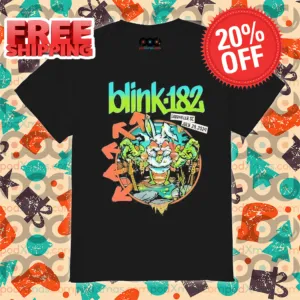 Blink 182 July 29 2024 Greenville SC Event Shirt