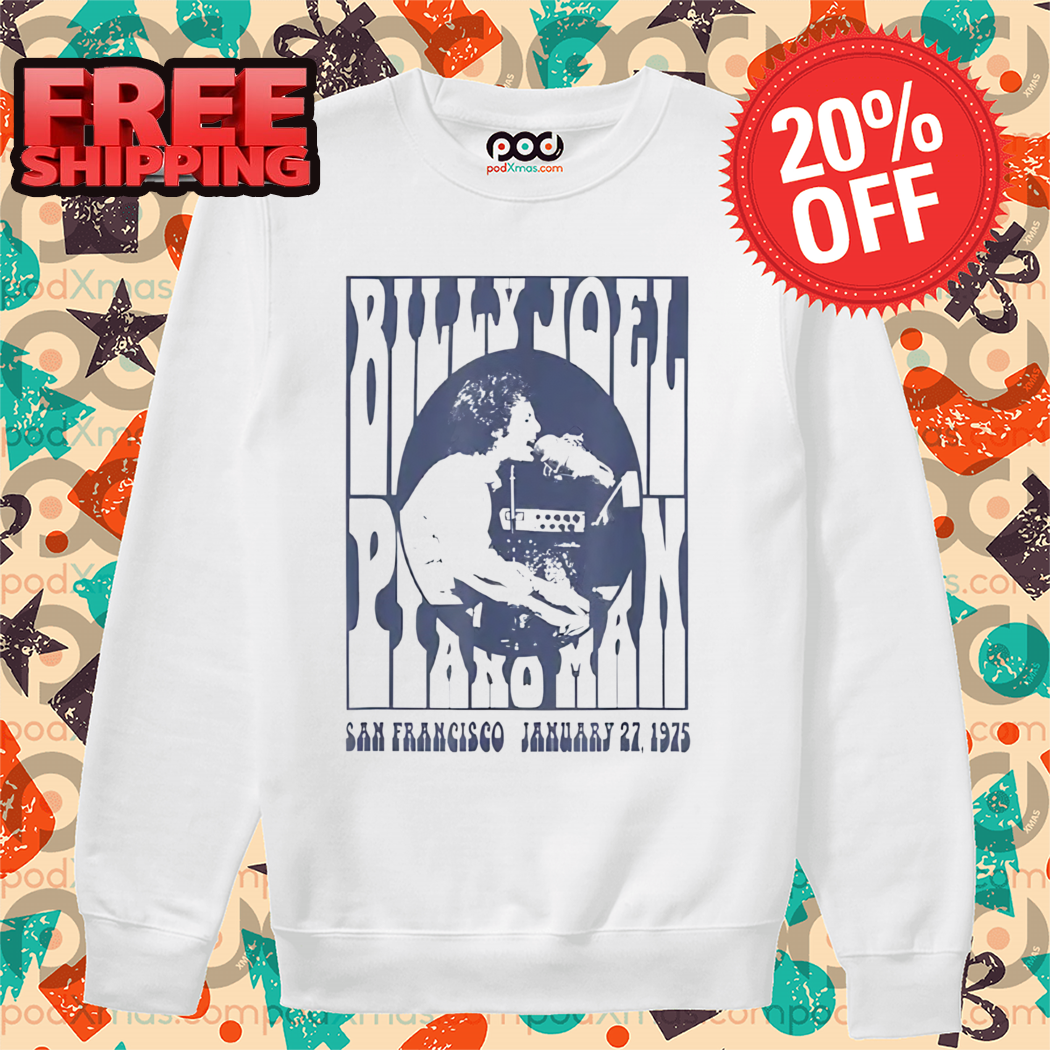 Billy Joel The Piano Man Tour 1975 Shirt