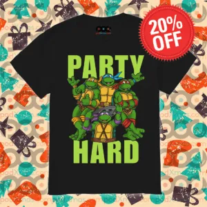 Ninja Turtles Party Hard Shirt
