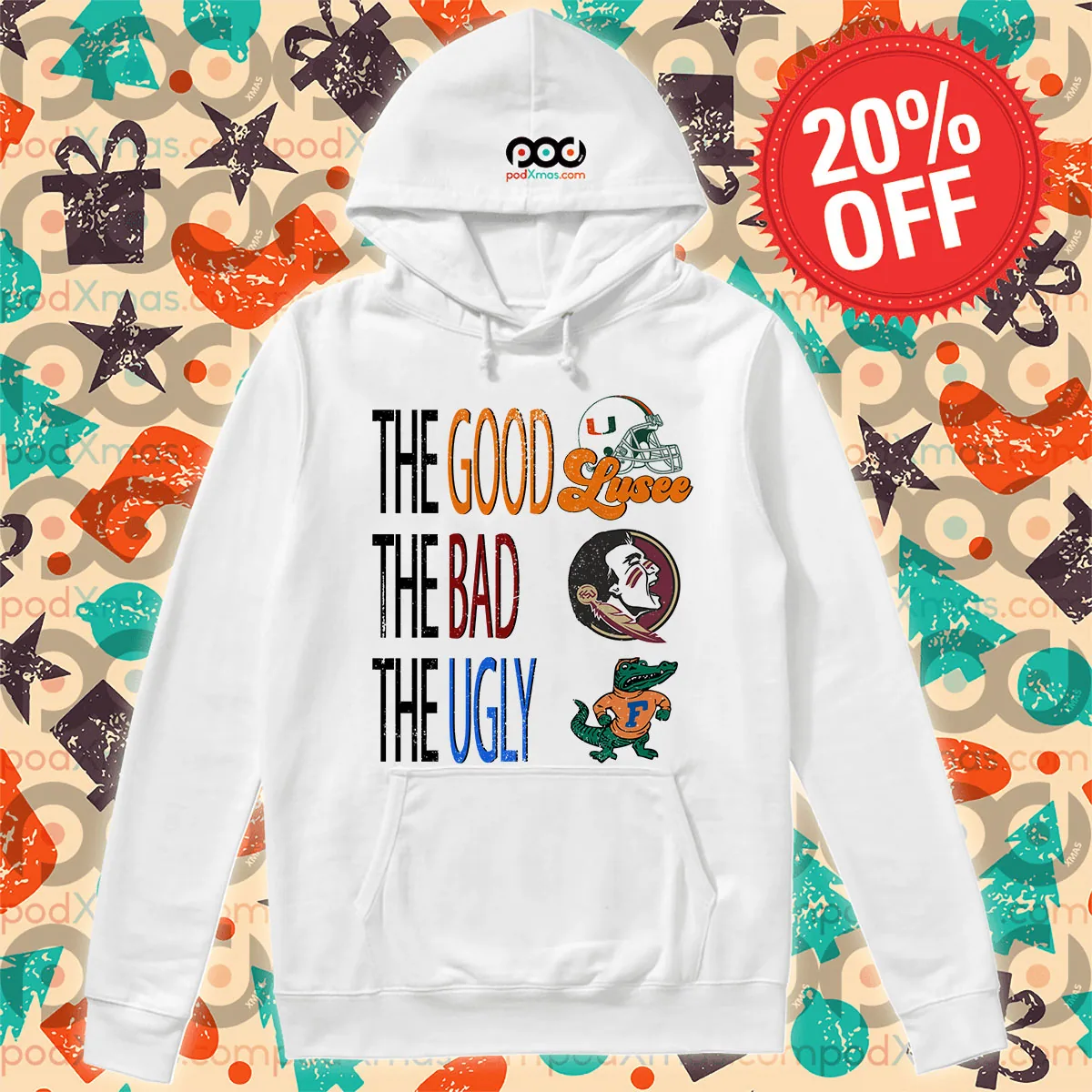 University Of Miami The Good The Bad The Ugly Hoodie