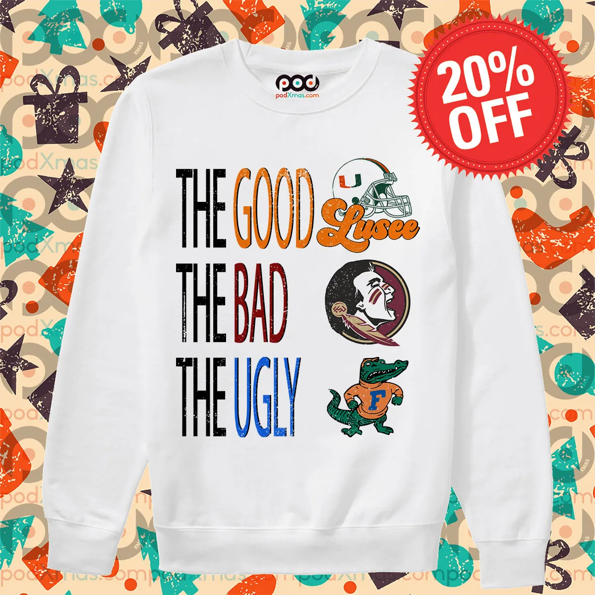 University Of Miami The Good The Bad The Ugly Long Sleeve
