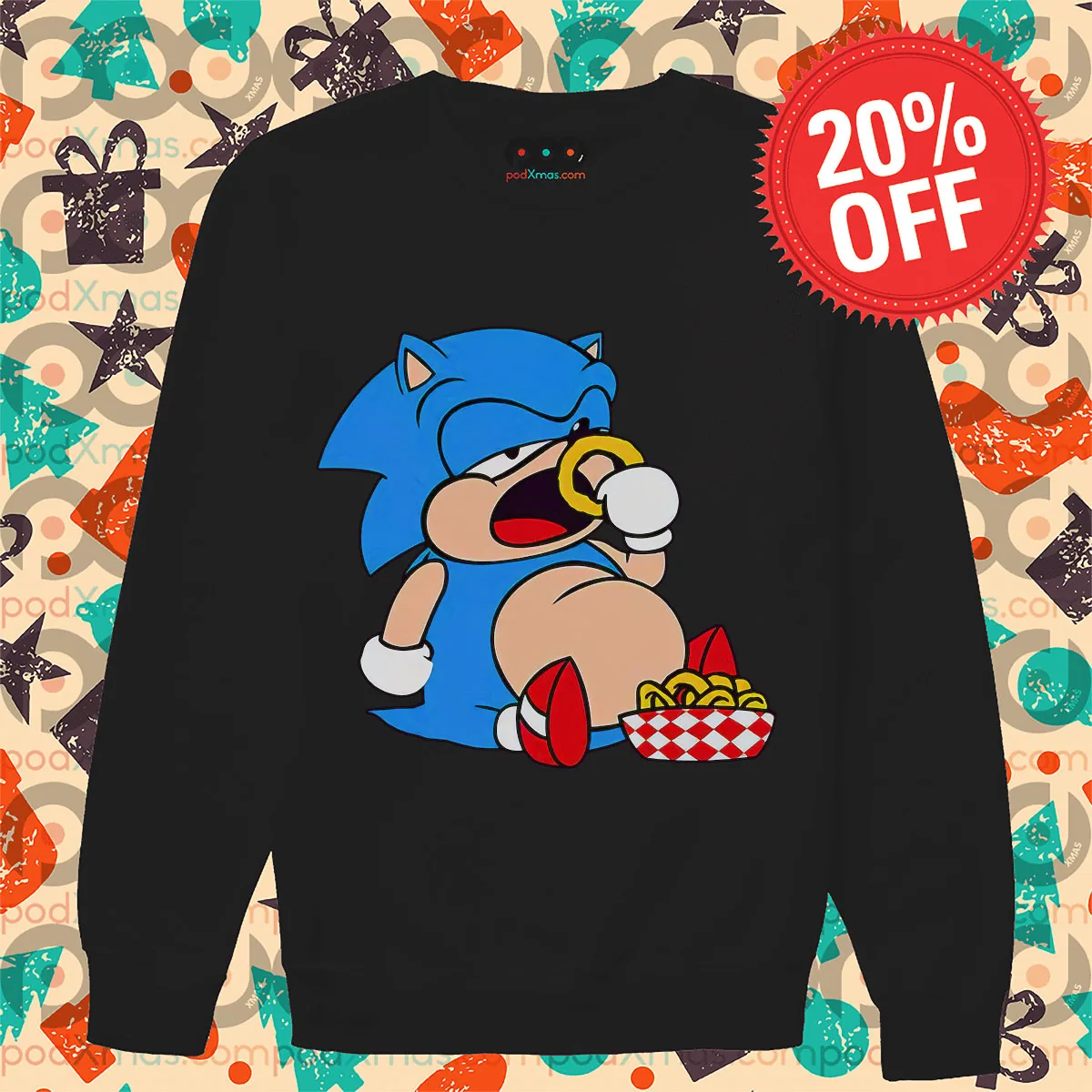 Sonic Fat Eat Snakes Long Sleeve