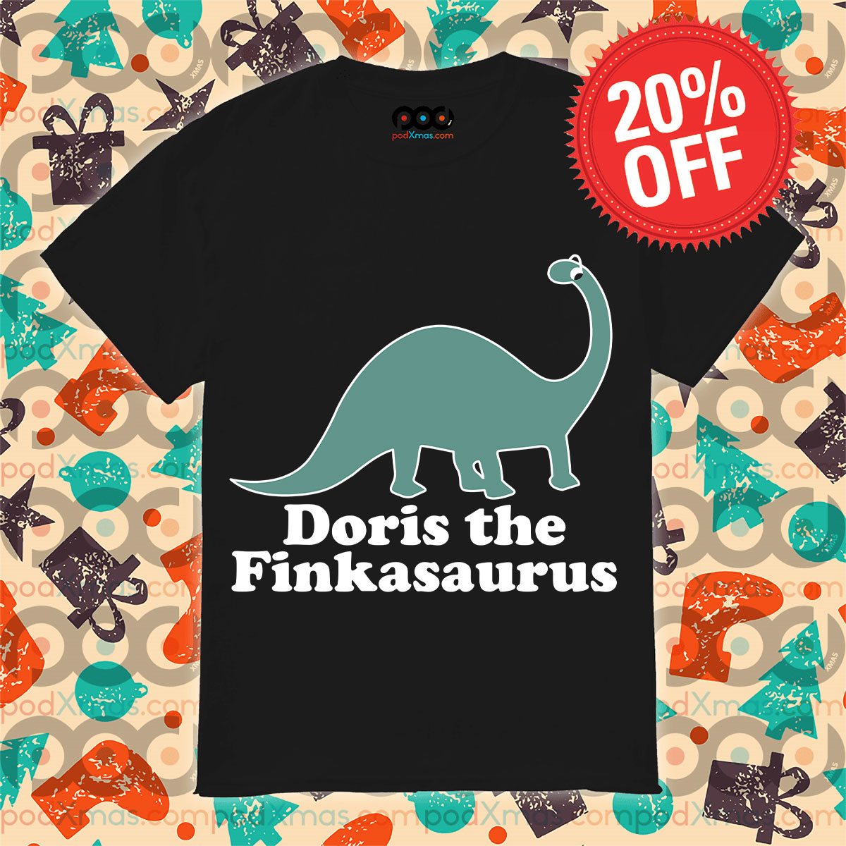 Dinosaur Doris The Finkasaurus Shirt