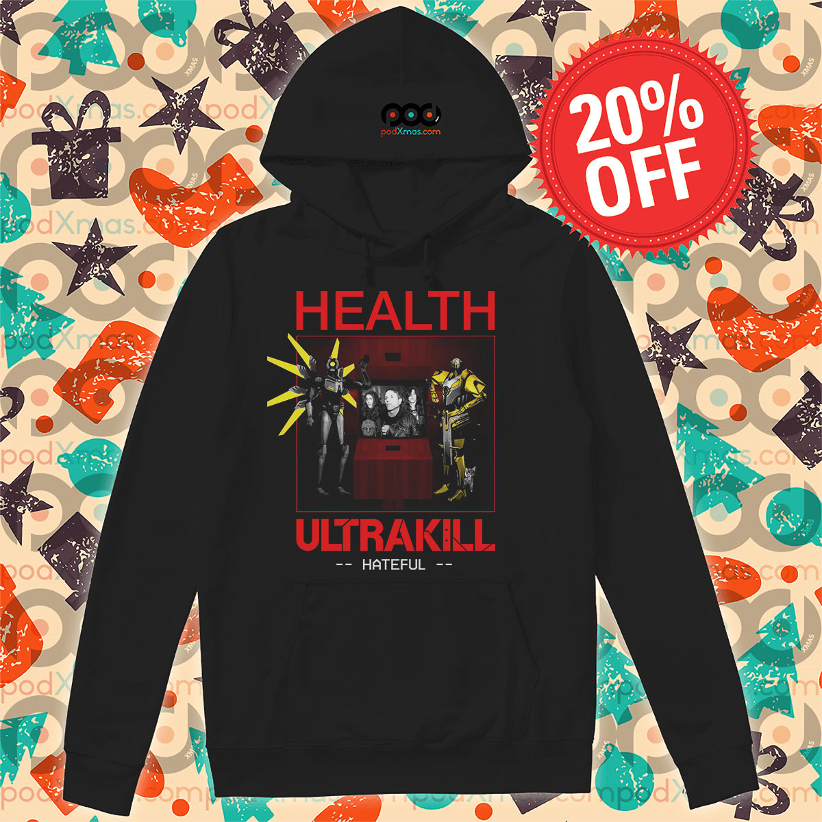 Health Ultrakill Hateful Hoodie