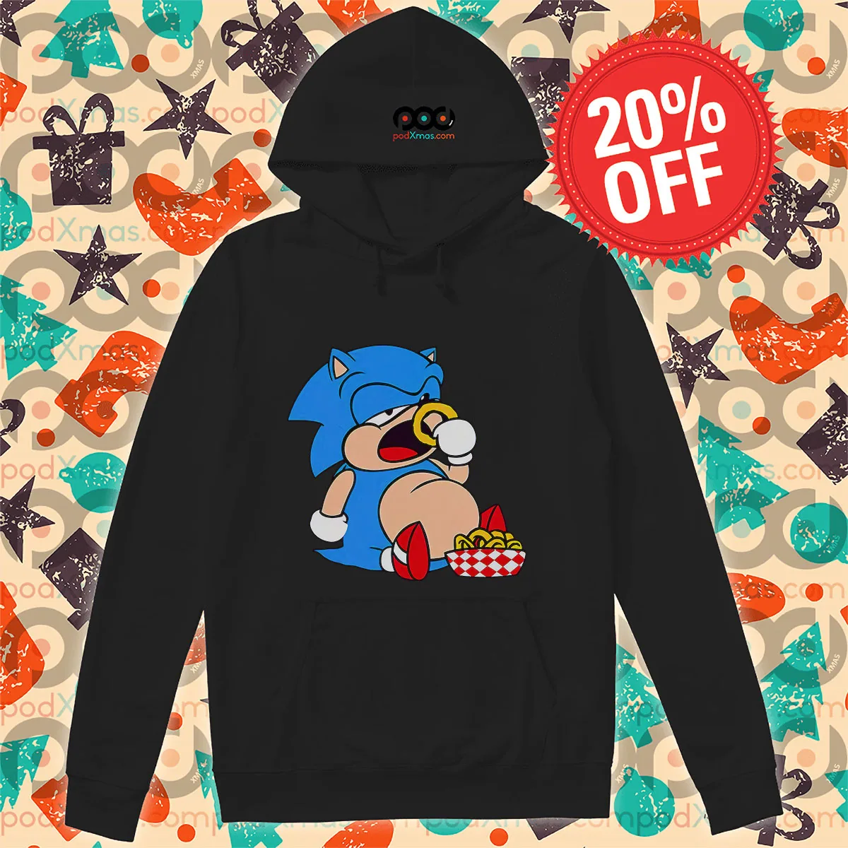Sonic Fat Eat Snakes Hoodie