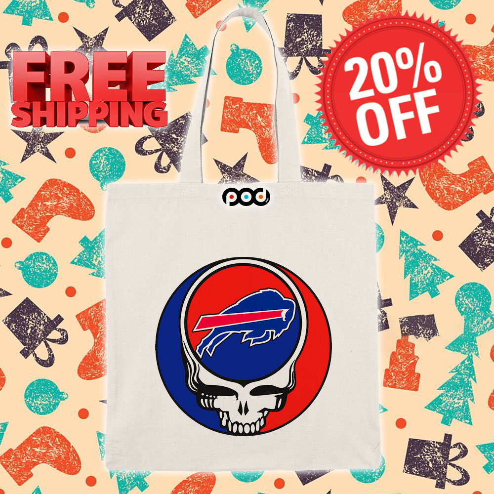Grateful Dead Logo Buffalo Bills Tote Bag
