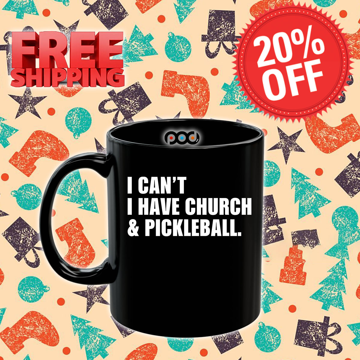 I Can't I Have Church And Pickleball Shirt 14 I Can't I Have Church And Pickleball Mug