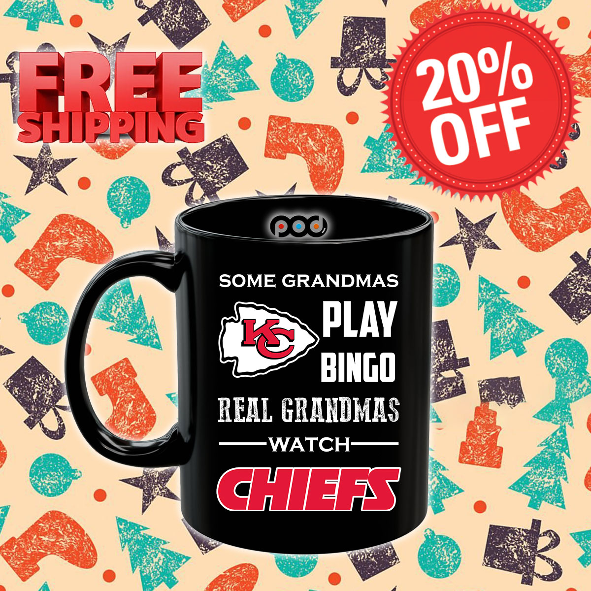 Some Grandmas Play Bingo Real Grandmas Watch Chiefs Kansas City Chiefs Shirt 14 Some Grandmas Play Bingo Real Grandmas Watch Chiefs Kansas City Chiefs Mug