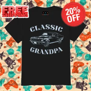 Old Car Classic Grandpa Vintage Shirt