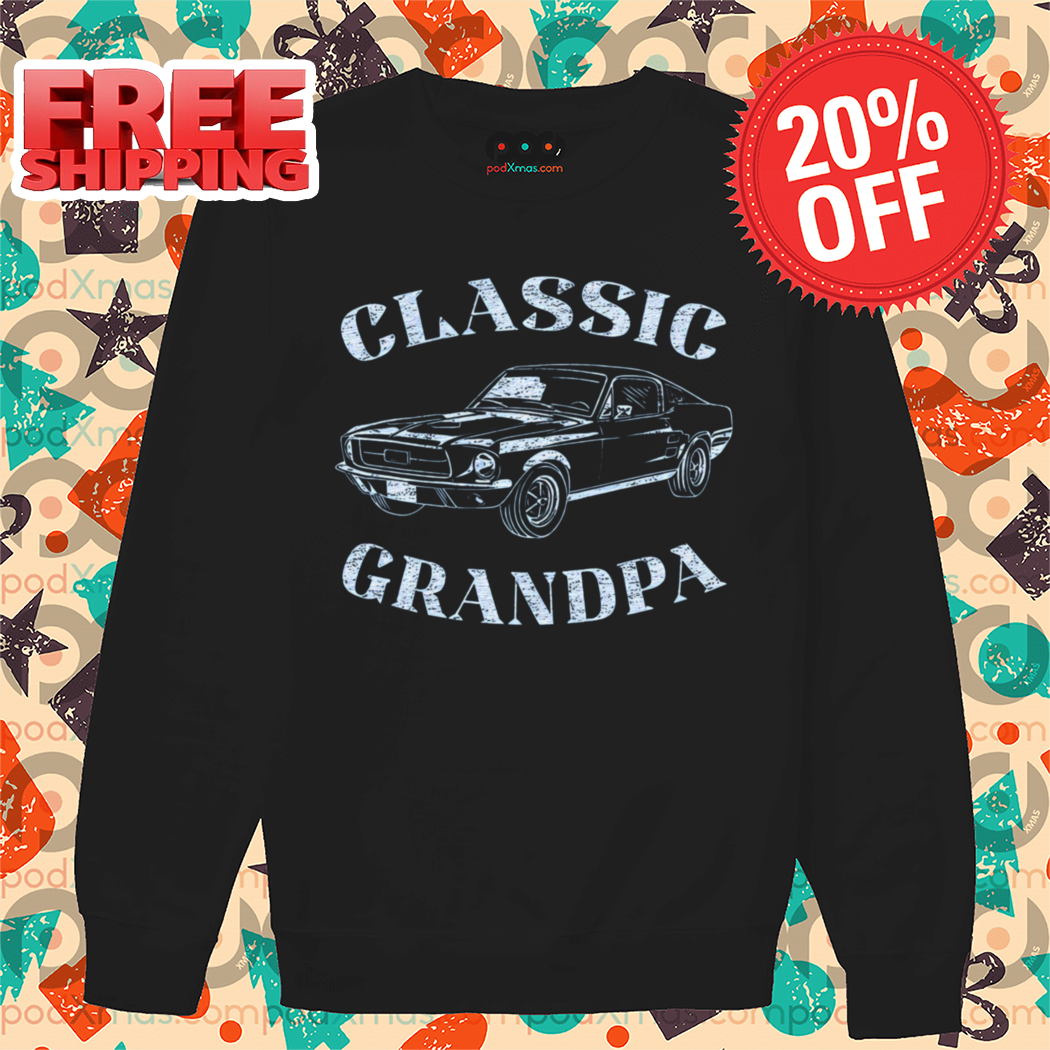 Old Car Classic Grandpa Vintage Shirt