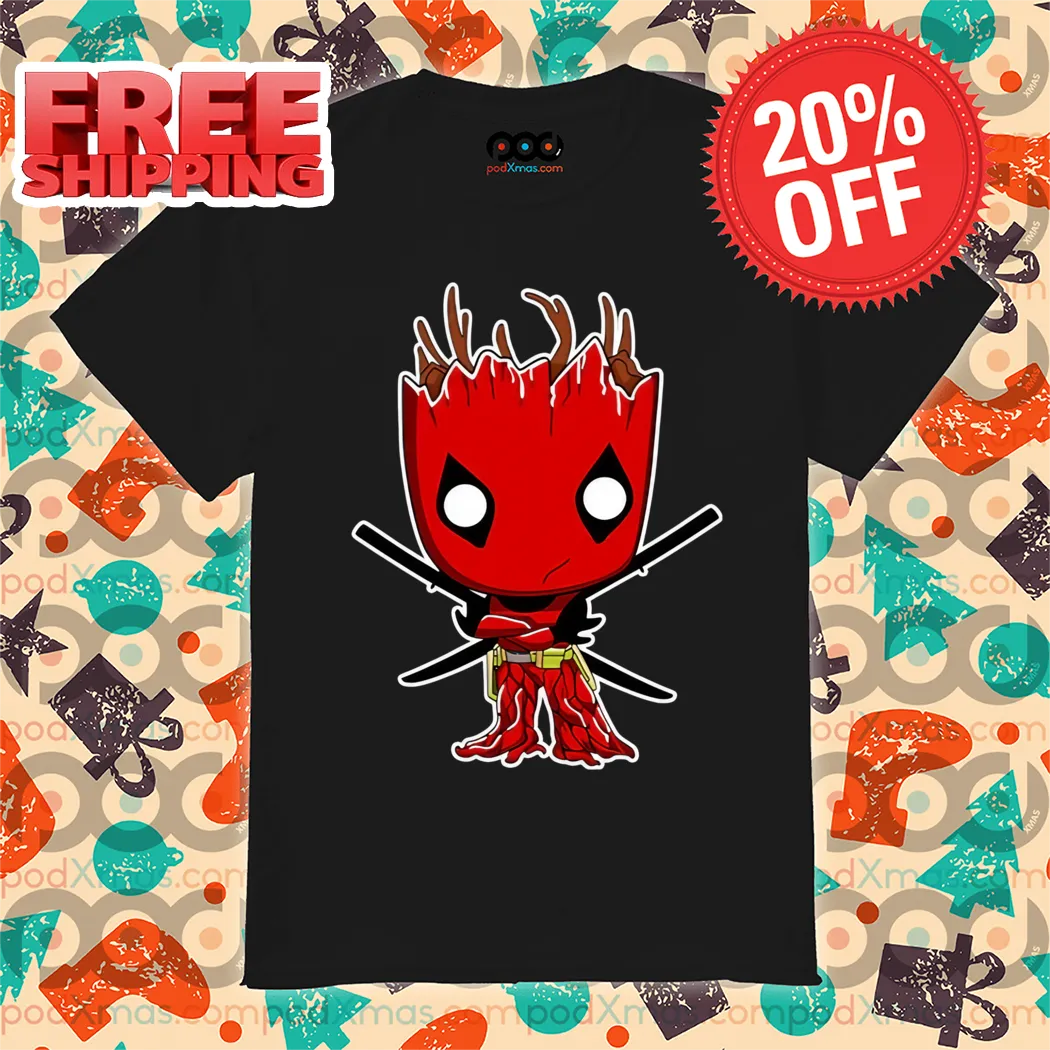 Groot Deadpool Marvel Characters 2024 MCU Shirt