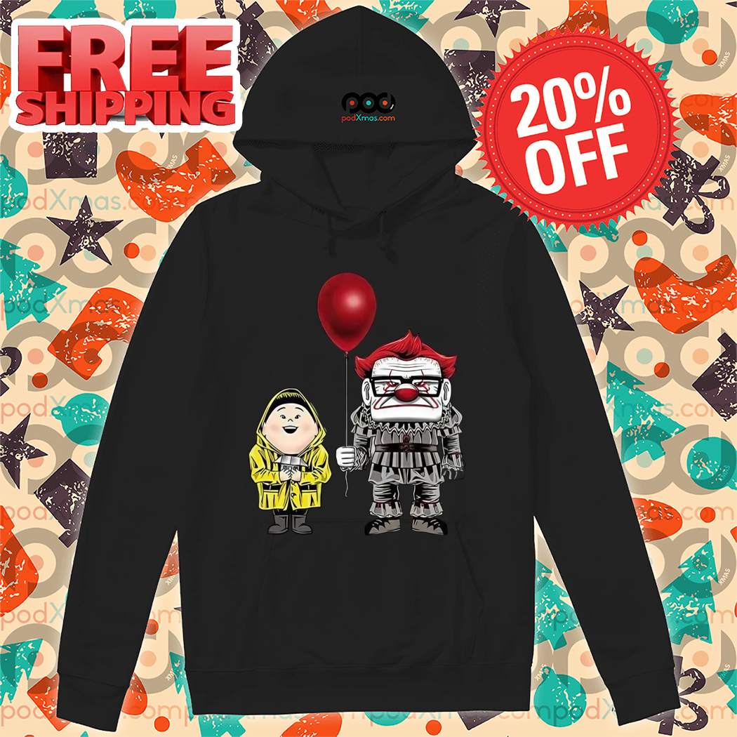 Pennywise Carl Fredricksen Russell Up Movie Halloween Shirt