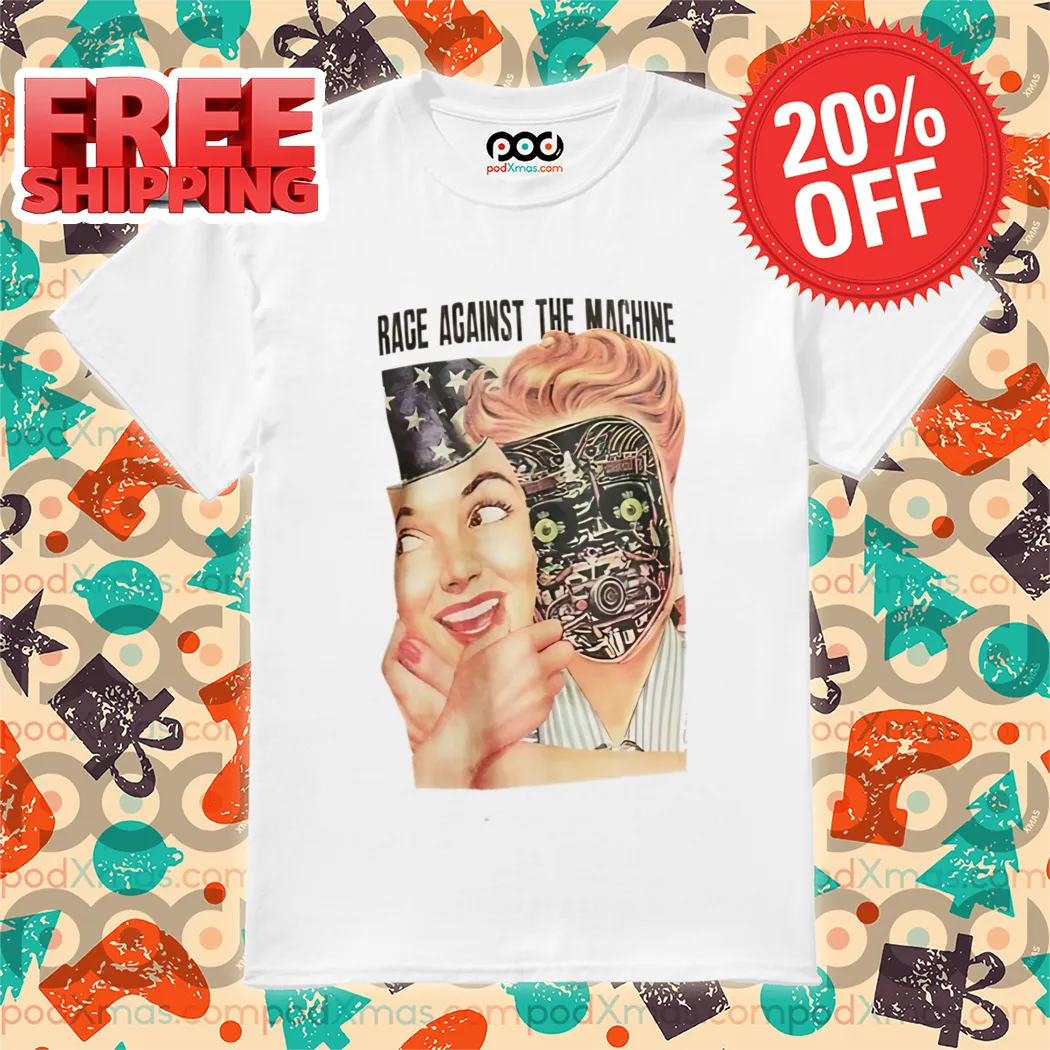 Robot Behind The Face Rage Against The Machine Shirt