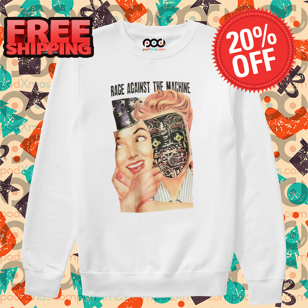 Robot Behind The Face Rage Against The Machine Shirt