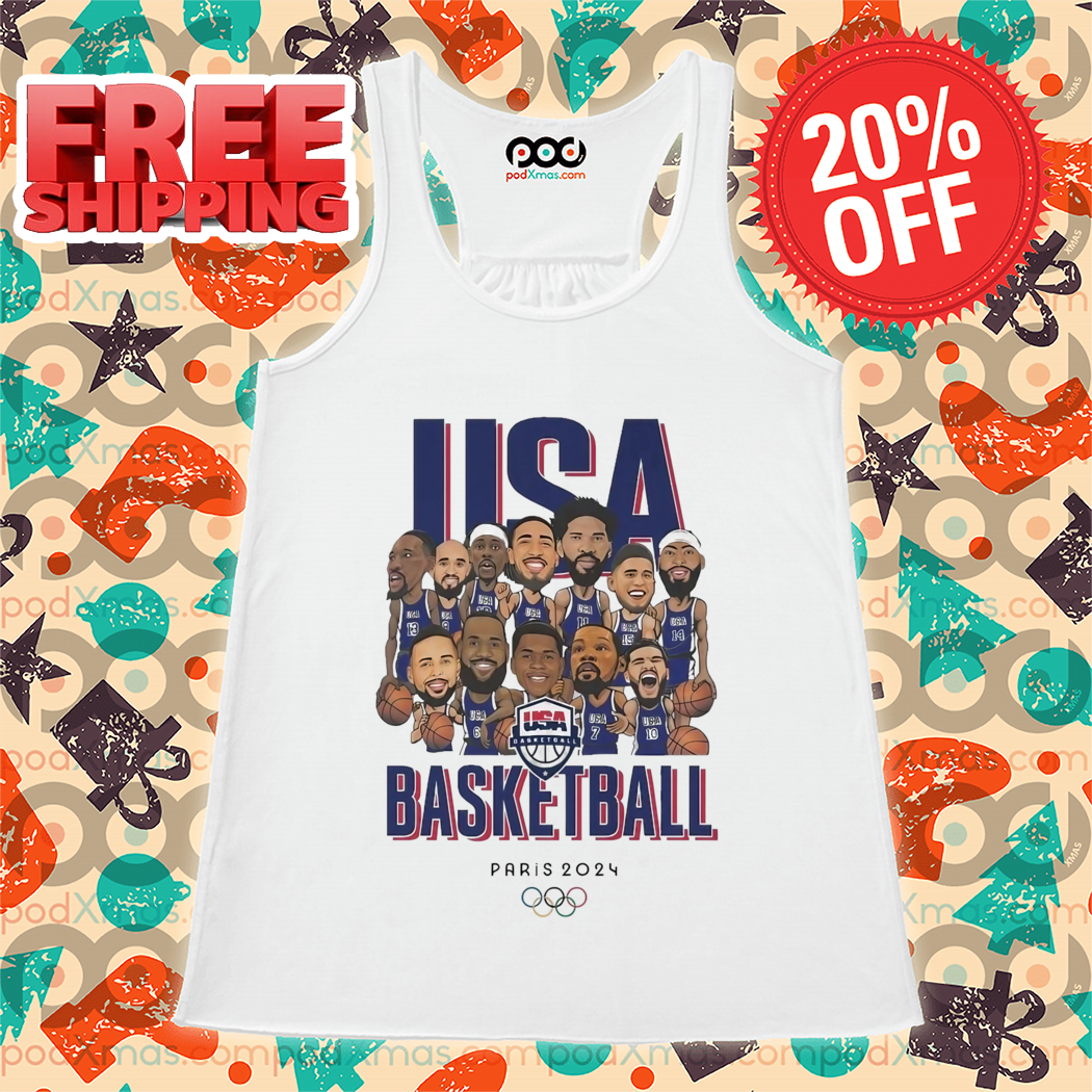 Olympic Paris 2024 Team USA Men’s Basketball Champions Shirt