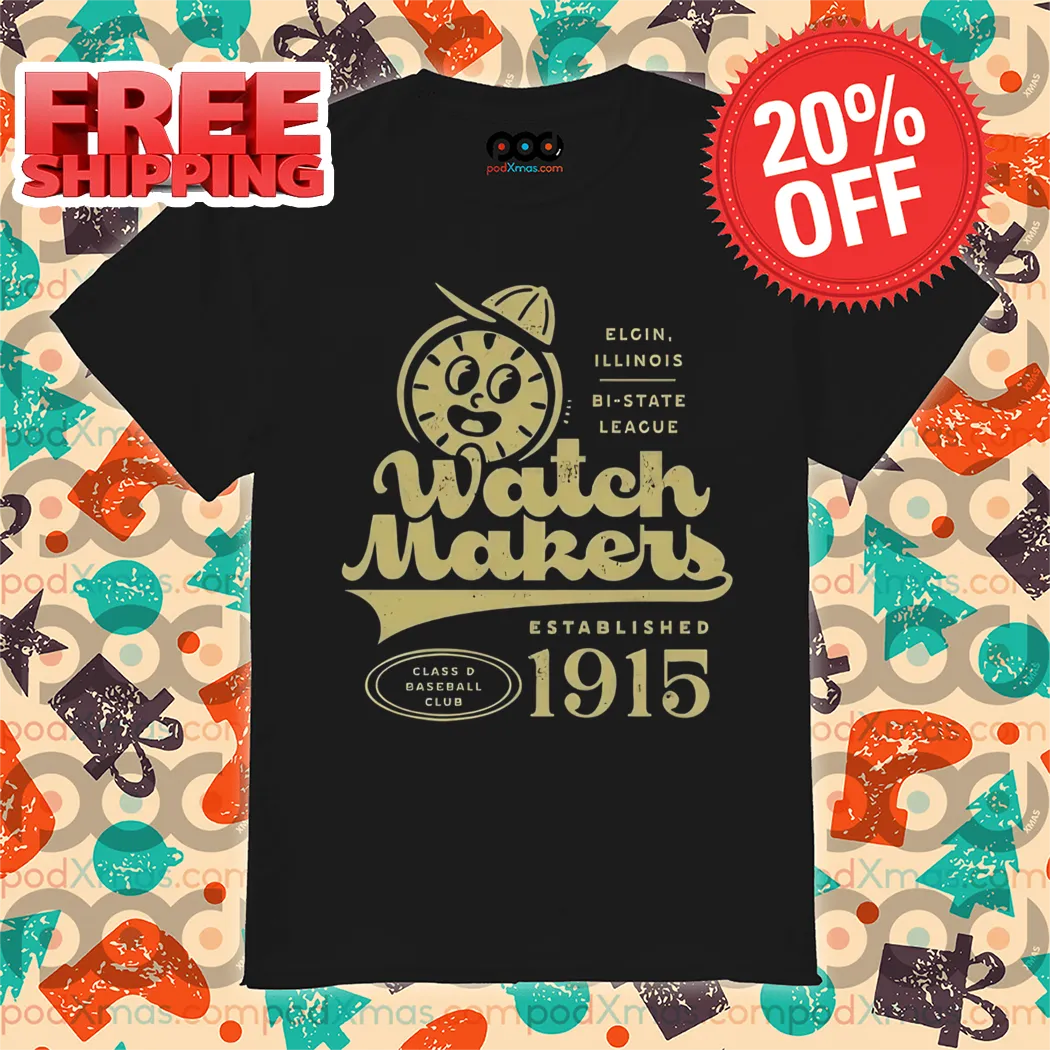 Lemon Watch Makers Established Class D Baseball Club 1915 Vintage Shirt