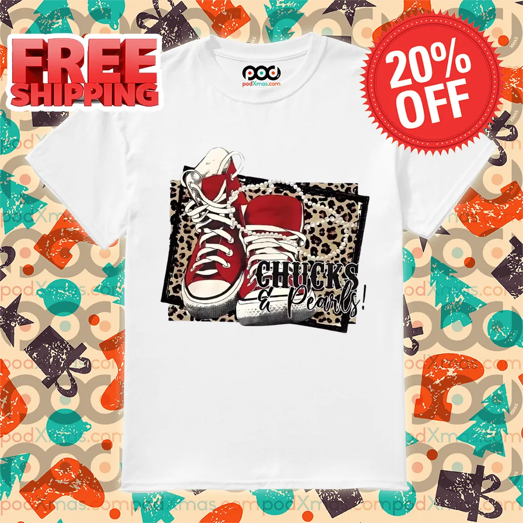 Shoes Chucks And Pearls Leopard 2024 Shirt