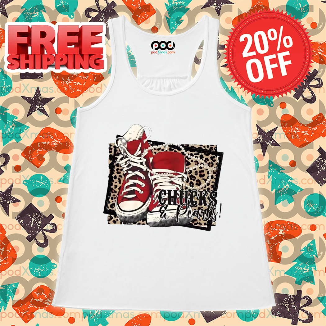 Shoes Chucks And Pearls Leopard 2024 Shirt