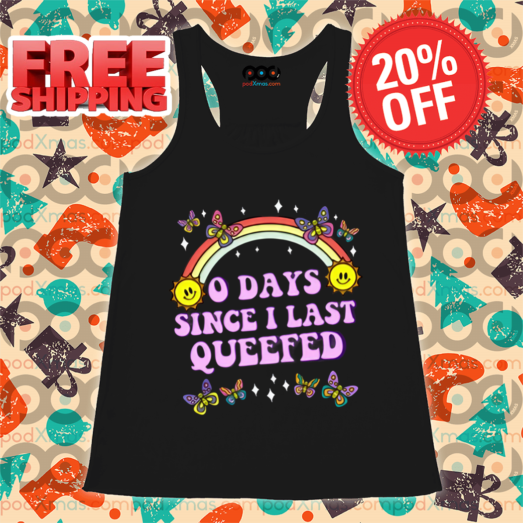 Sun Rainbow 0 Days Since I Last Queefed 2024 Shirt