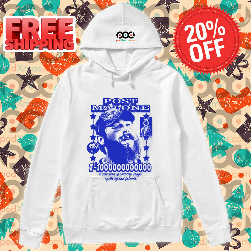 PostMalone Selection Of Country Songs By Posty And Friends F-1 Trillion Ringer 2024 Shirt