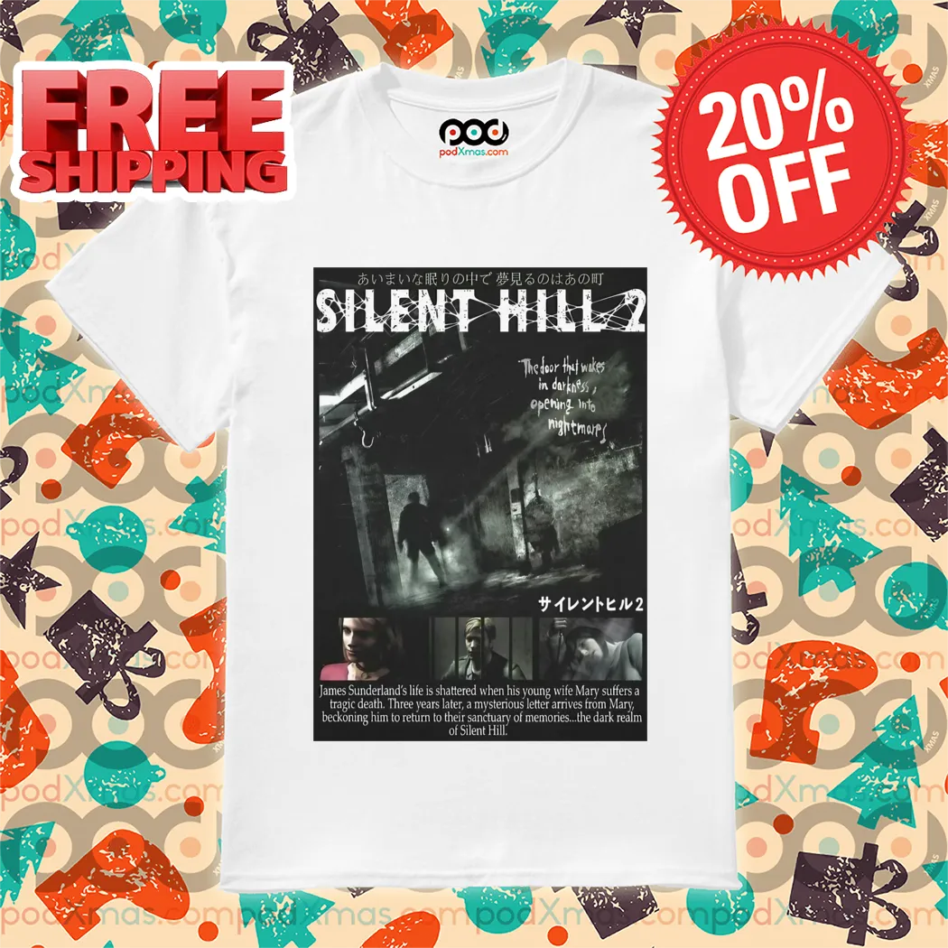 Silent Hill 2 The Door That Wakes In Darkness Opening Into Night Mare Shirt