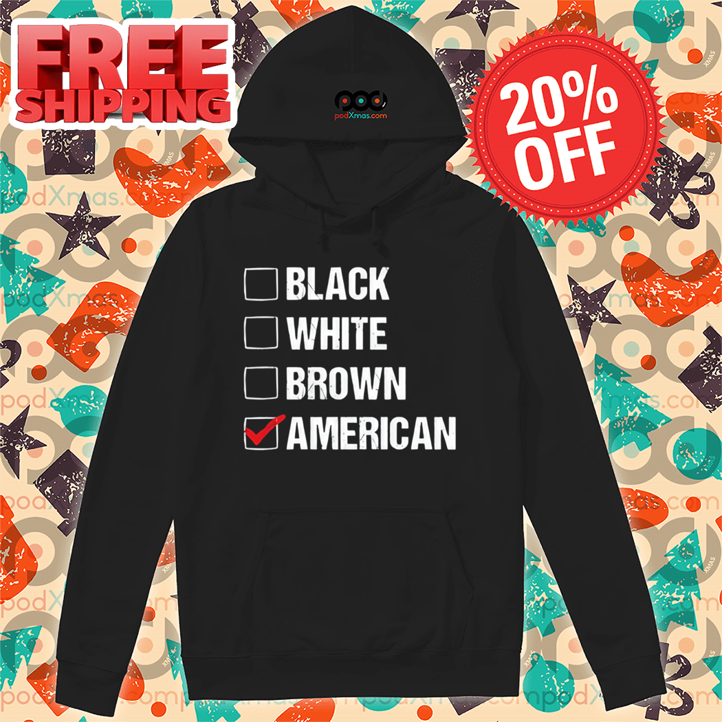 Black White Brown Just American Vintage 2024 Shirt