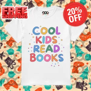 Cool Kids Read Books Retro 2024 Shirt