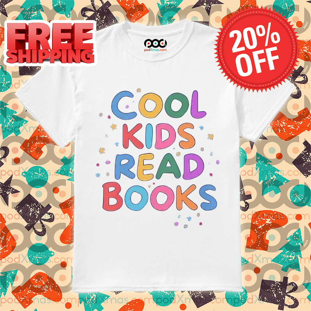 Cool Kids Read Books Retro 2024 Shirt