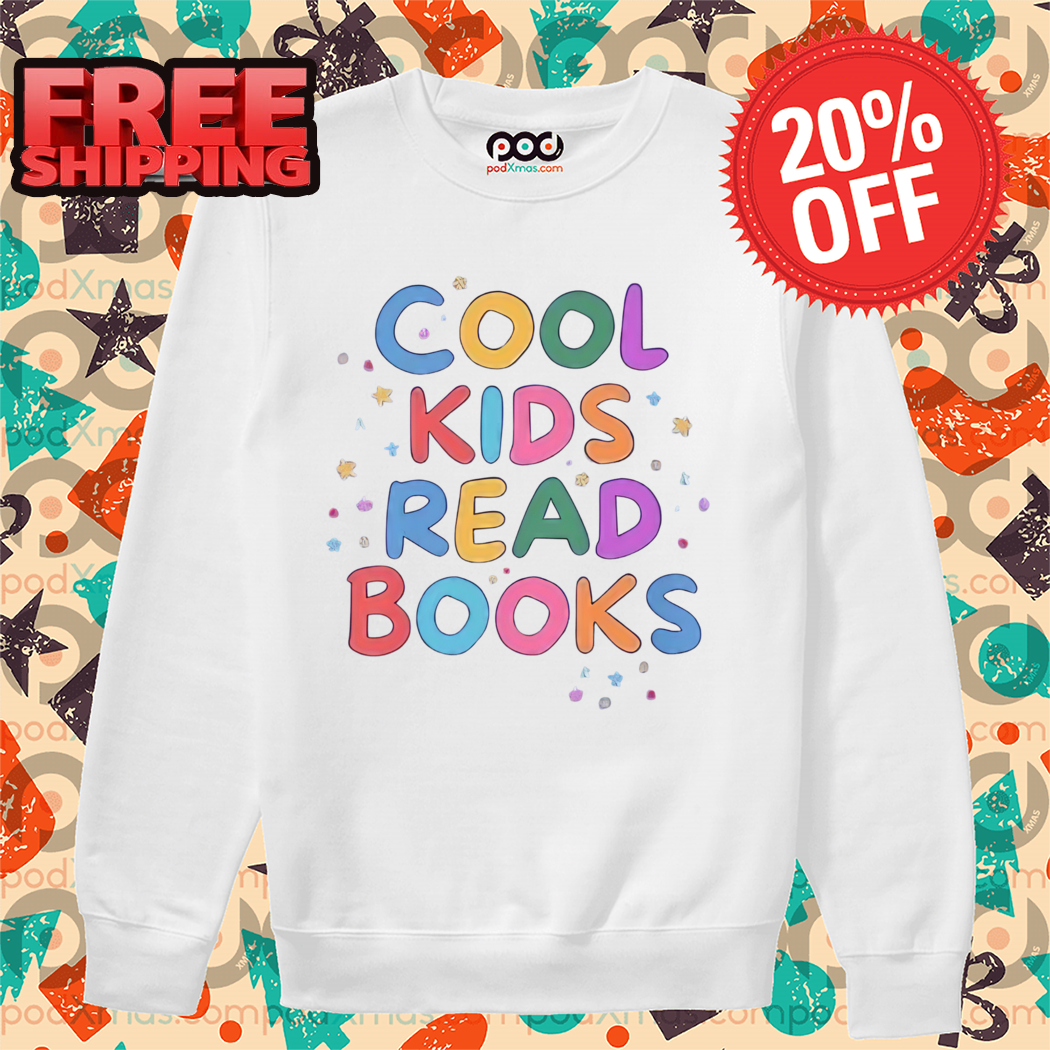 Cool Kids Read Books Retro 2024 Shirt