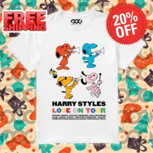 Snoopy Harry Styles Love On Tour 2024 Shirt